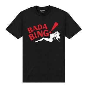 The Sopranos Unisex Adult Badabing! T-Shirt / Black